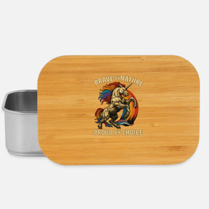 Brave by Nature - Lunch Box - Silber