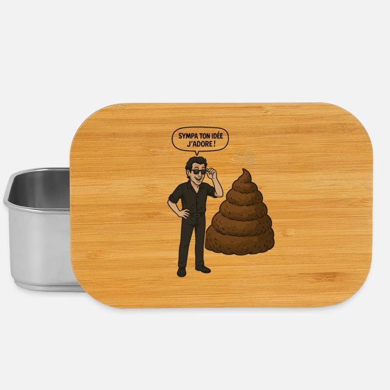 Nice ideas, bad ideas, ironic humor - Lunch Box - silver