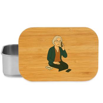 Oma Karin - Lunch Box - Silber - Vorne