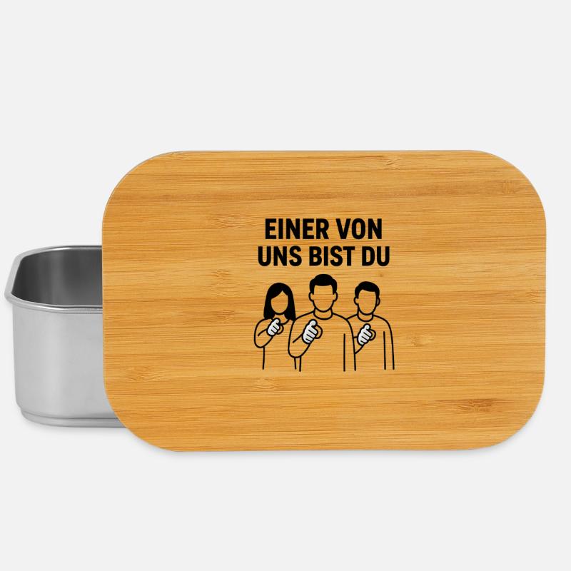 Einer_von_uns_bist_du - Lunch Box - Silber