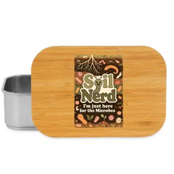 Bio Bärtner Self-Sufficiency Ecological Farmer Gar - Lunch Box - silver - Front