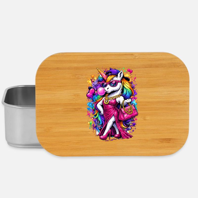 Glamicorn - Lunch Box - Silber