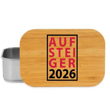 Aufsteiger 2026 Aufstieg - Lunch Box - Silber - Vorne