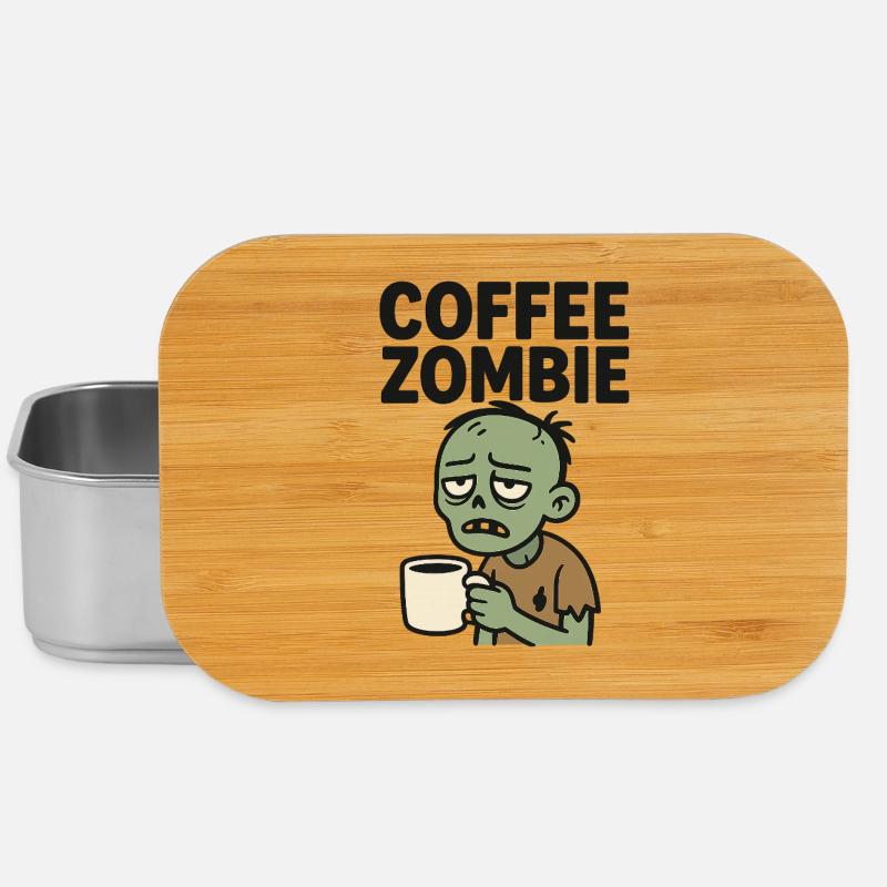 Coffee Zombie - Lunch Box - silver