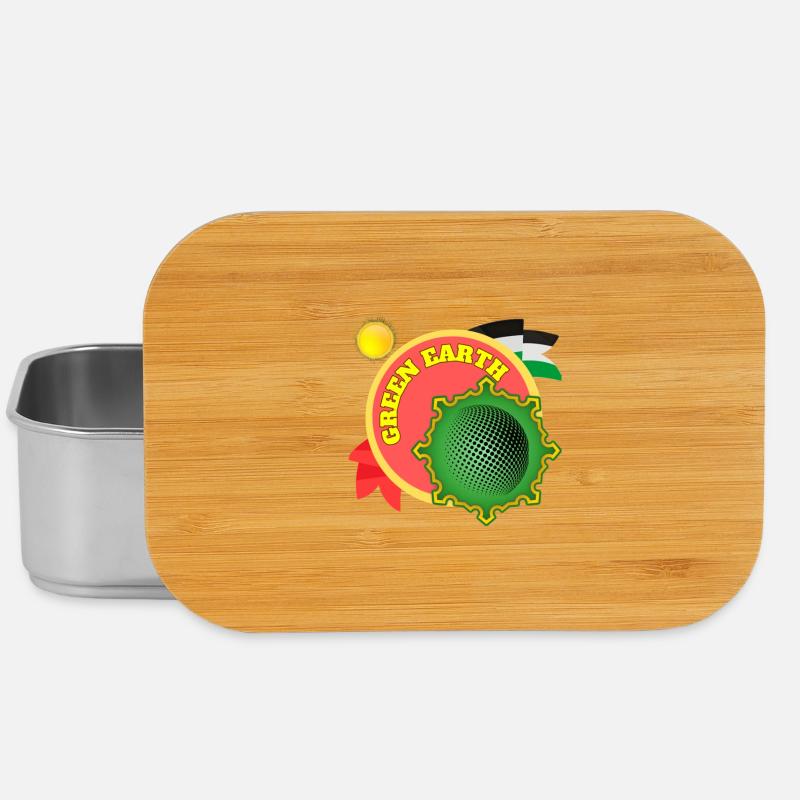 Green Earth - Lunch Box - silver