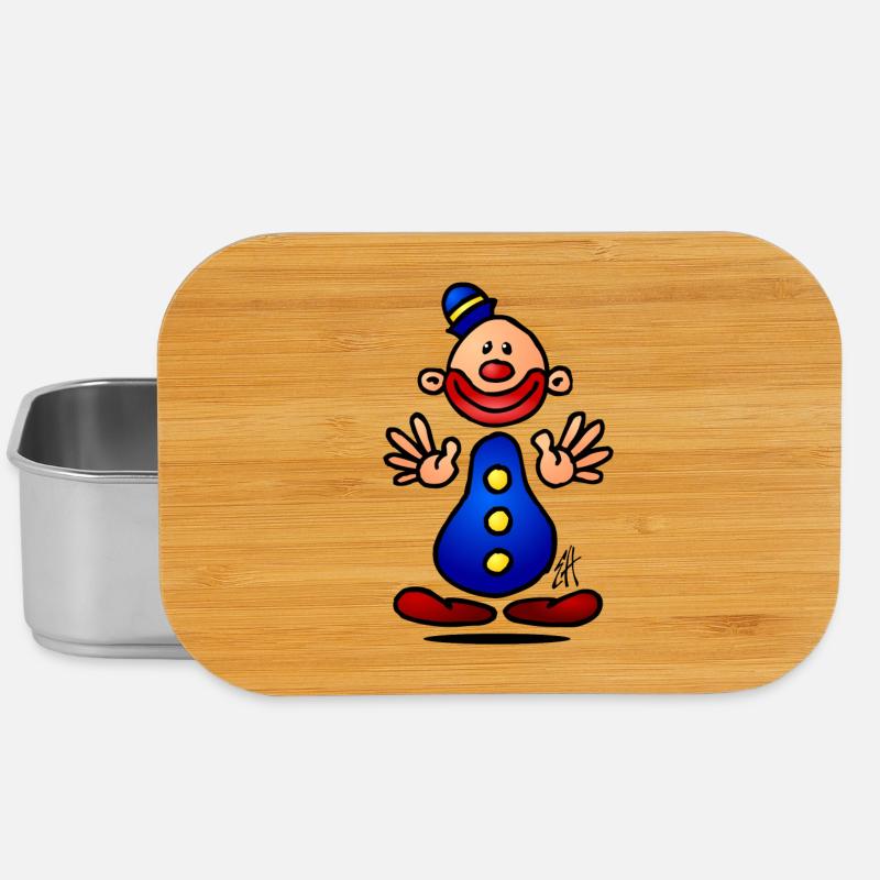 Clown - Lunch Box - Silber
