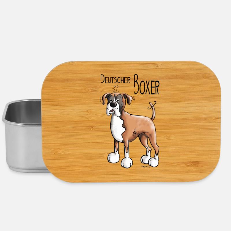 Deutscher Boxer - Lunch Box - Silber