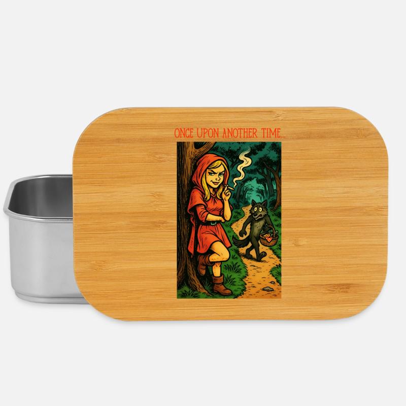 ONCE UPON ANOTHER TIME - Black Humor - Lunch Box - silver