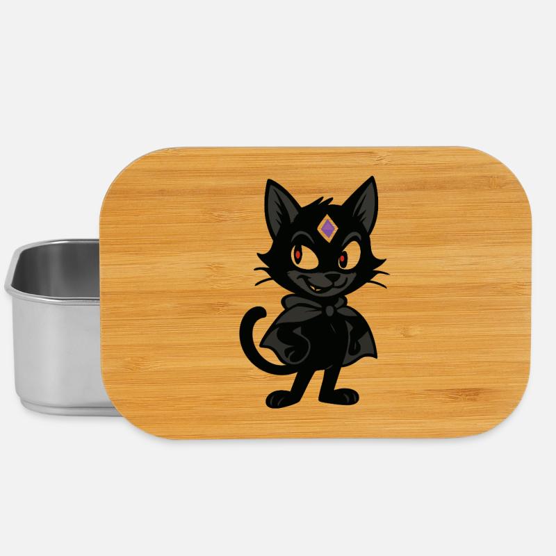 Mauvaises vibrations de chat - Boîte à goûter - argent