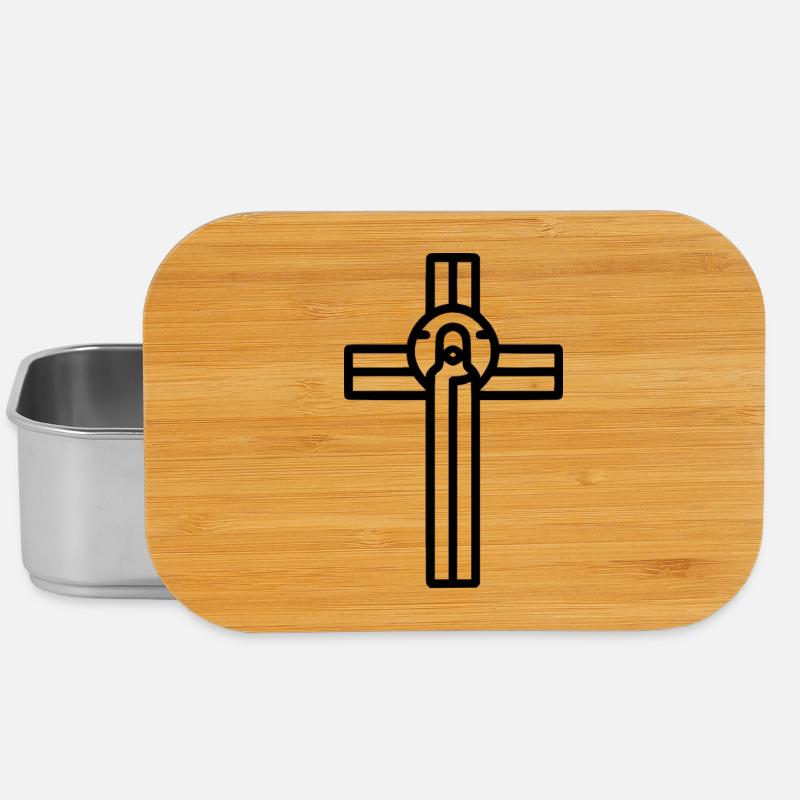 The Logos – The Risen One before the Cross - Lunch Box - silver