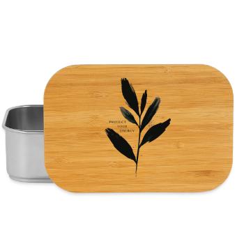 Protect Your Energy - Mindfulness - Lunch Box - silver - Front