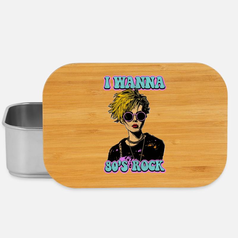 Ich will 80er Rock - Lunch Box - Silber