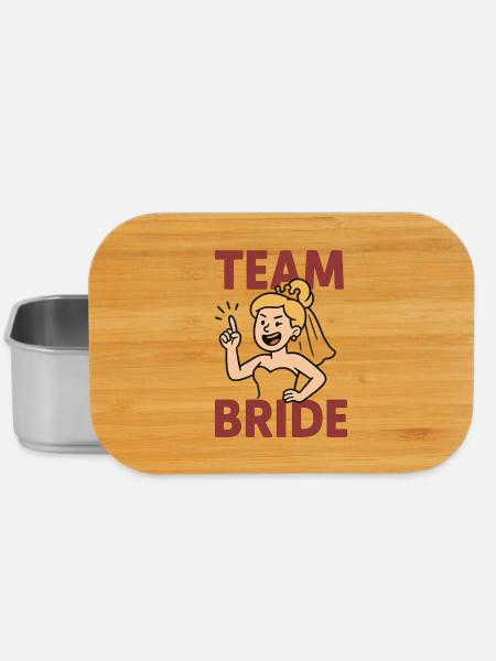 Team Braut - Lunch Box - Silber