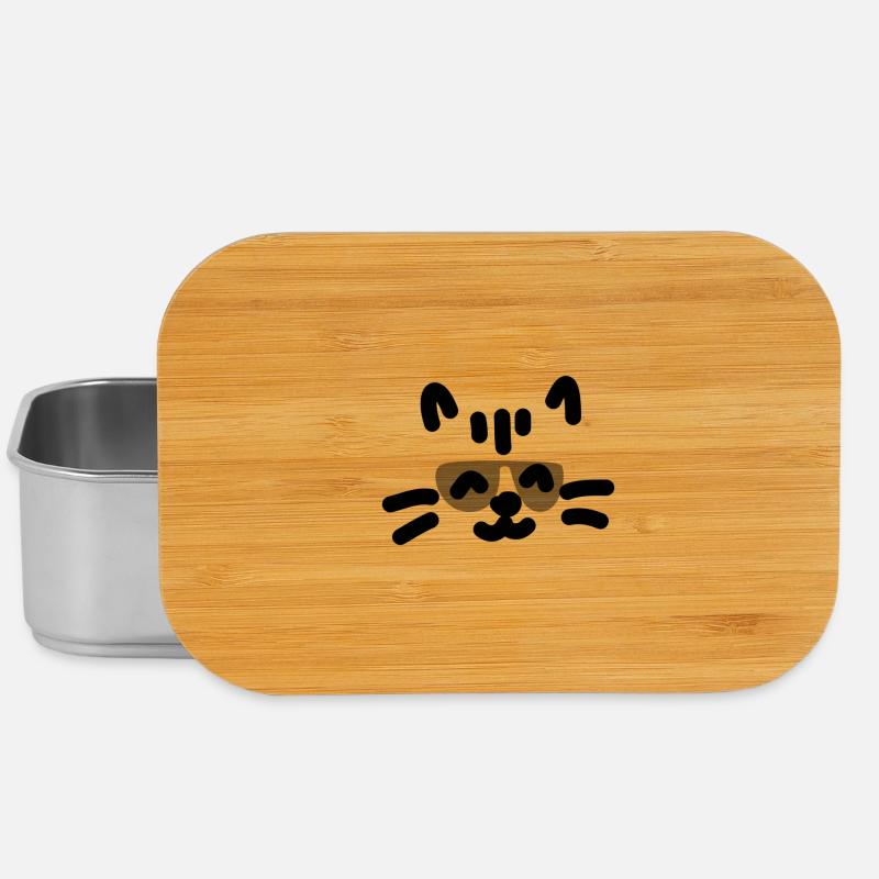 Cool Cat Katze - Lunch Box - silver