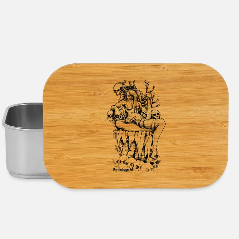 The Queen Schwarz - Lunch Box - Silber