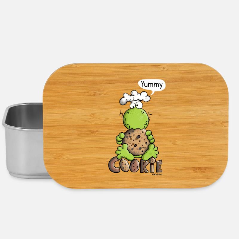 Frosch liebt Cookie - Lunch Box - Silber