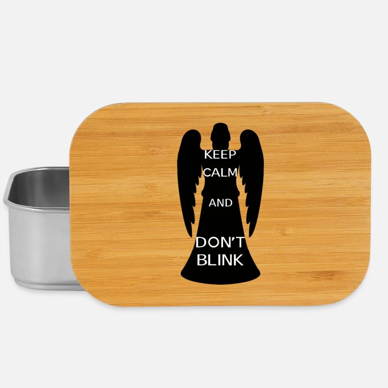 Keep calm and don't blink - Lunch Box - silver