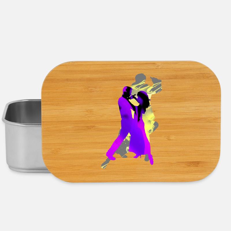 Argentine tango dancers - Lunch Box - silver