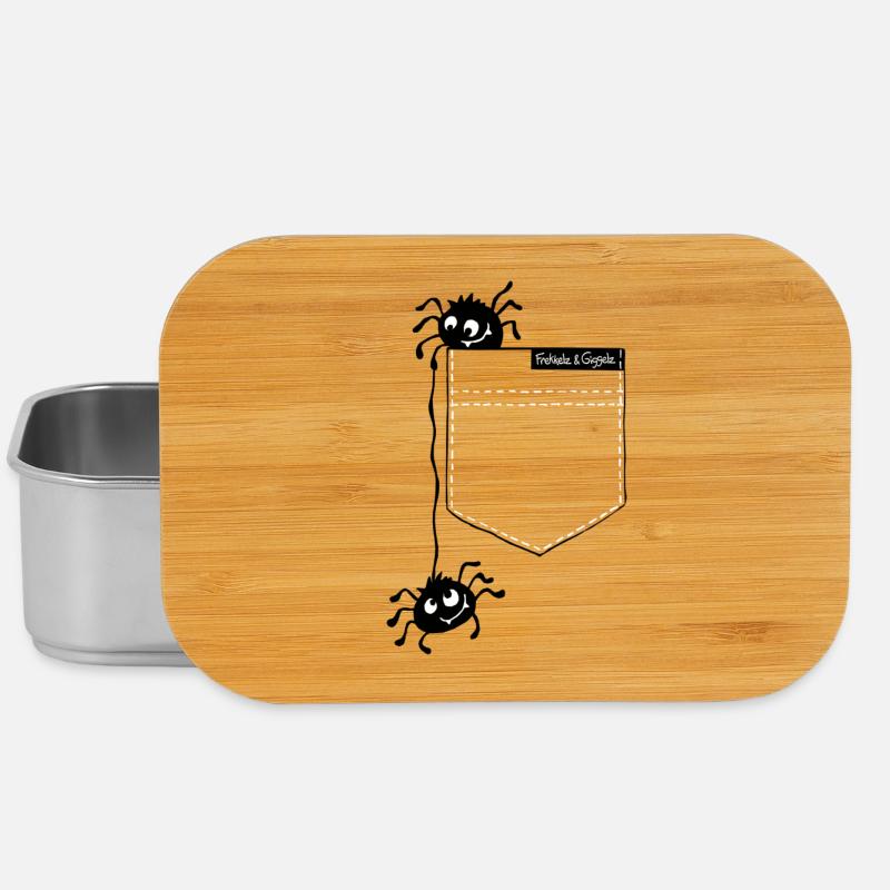 Spinnentierchen - Lunch Box - Silber