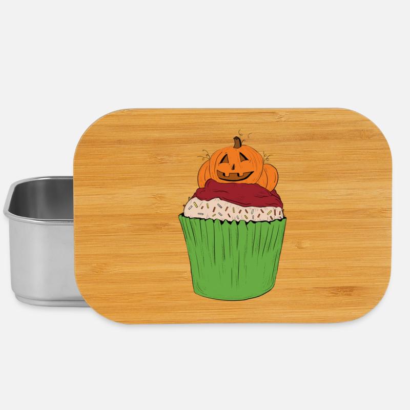 cupcake_citrouille - Lunch Box - Silber