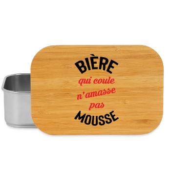 Rolling Beer bildet keinen Schaum - Lunch Box - Silber - Vorne