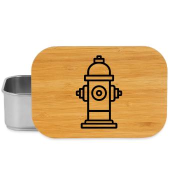Fire hydrant - Lunch Box - silver - Front