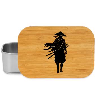 Shadow Warrior Samurai Straw Hat - Lunch Box - silver - Front