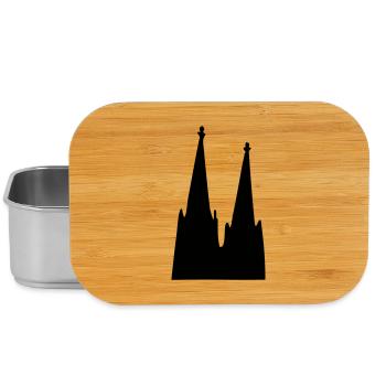 Der Kölner Dom zu Köln - Lunch Box - Silber - Vorne