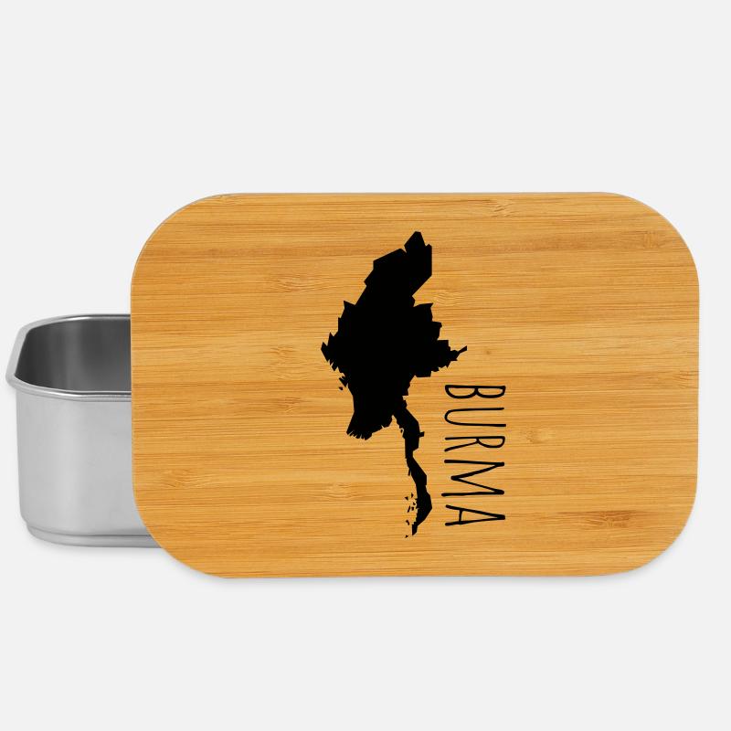 Burma - Lunch Box - Silber