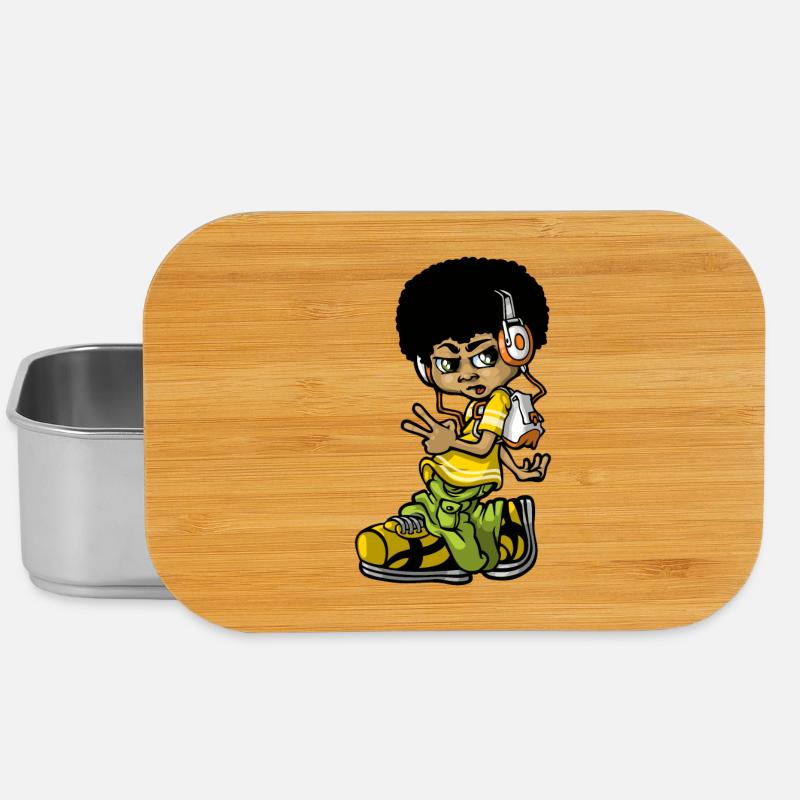 Vintage b-boy - Boîte à goûter - argent