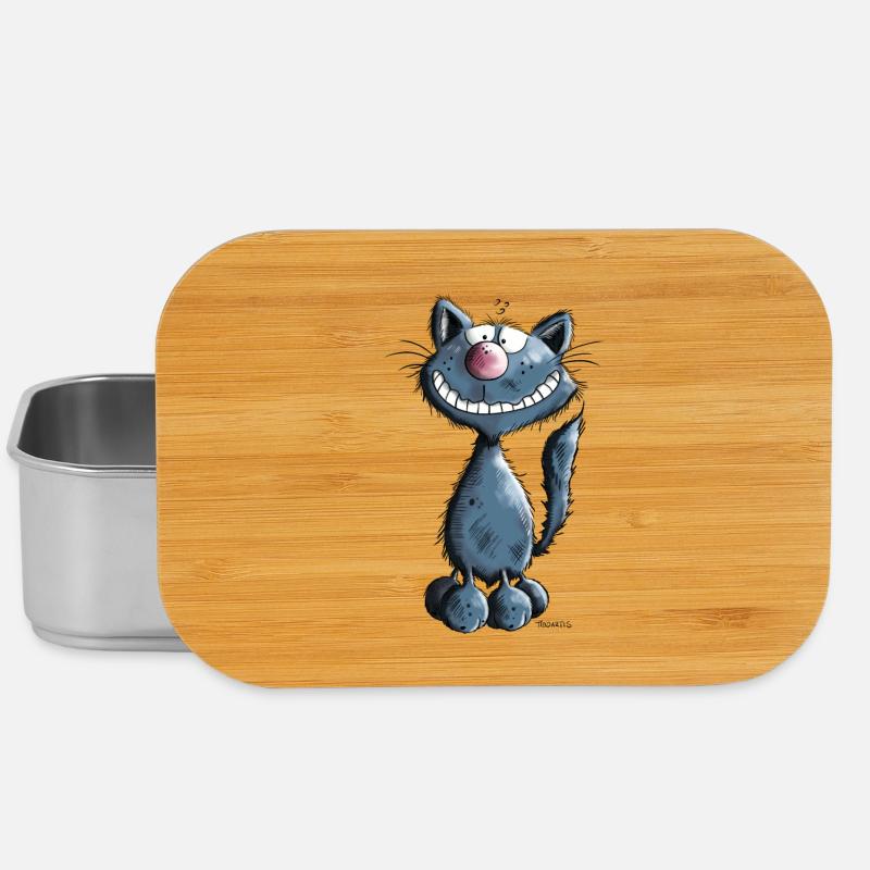 Smiling Cat - Boîte à goûter - argent