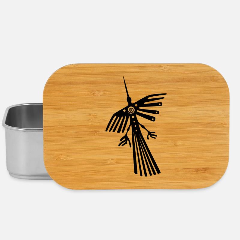 Nazca Linien, Kondor, condor - Lunch Box - Silber
