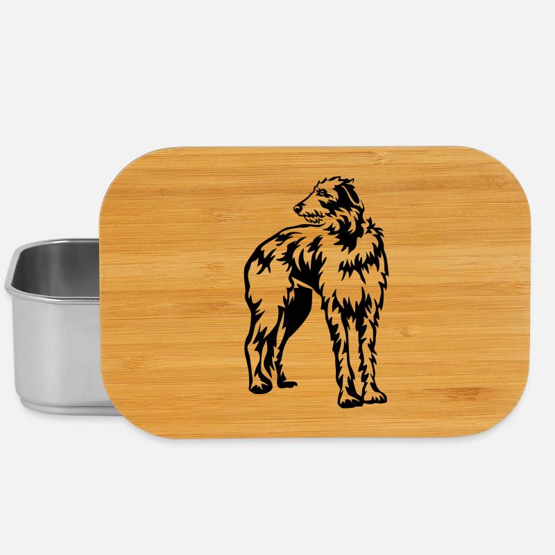 Scottish Deerhound - Lunch Box - Silber