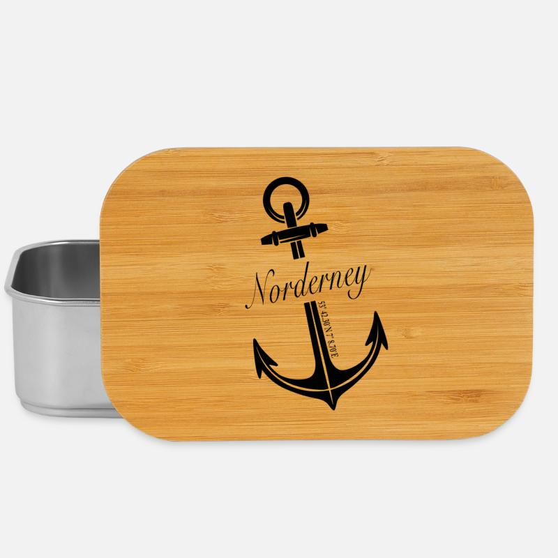 Norderney - Lunch Box - Silber