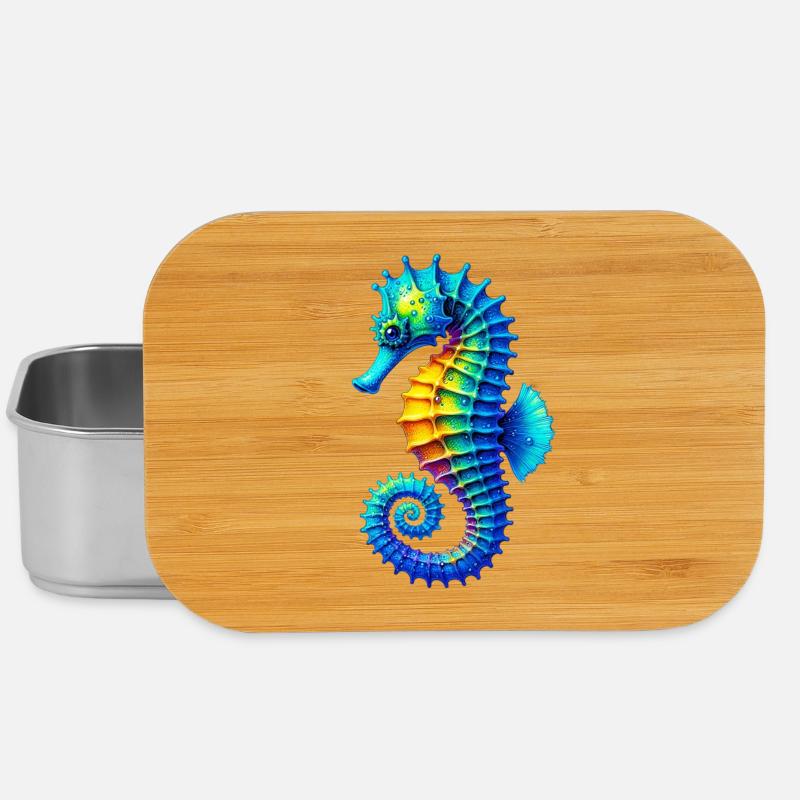 Seepferdchen - Lunch Box - Silber