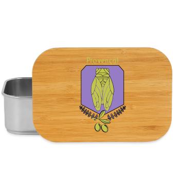 Provençal cicada with olives - Lunch Box - silver - Front