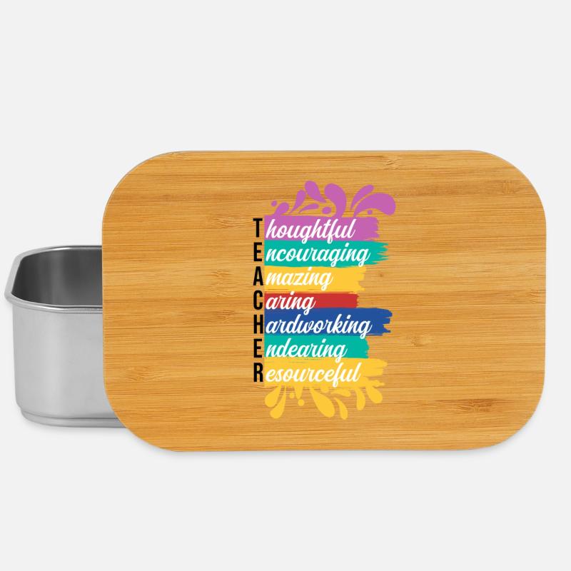 Teacher being - Lunch Box - silver