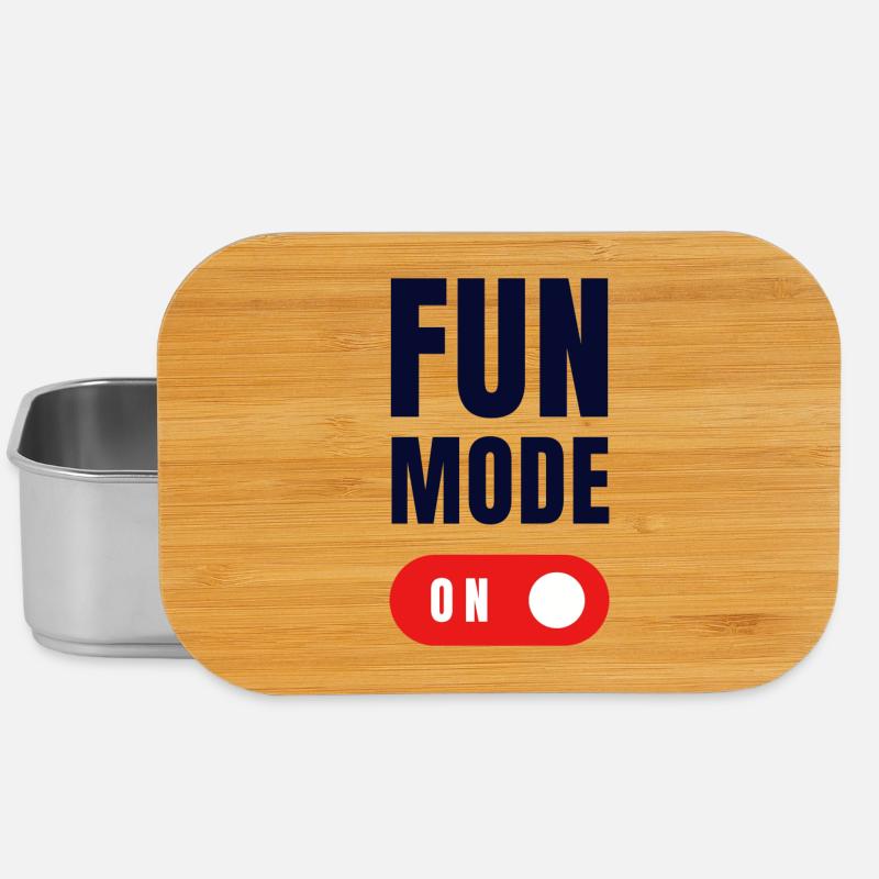 FUN MODE ON - Lunch Box - silver