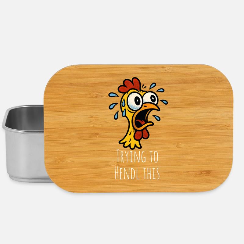 Trying to Hendl this Spruch - Lunch Box - Silber