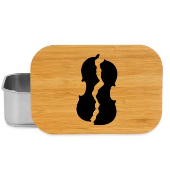 Geige zerbrochen - Lunch Box - Silber - Vorne