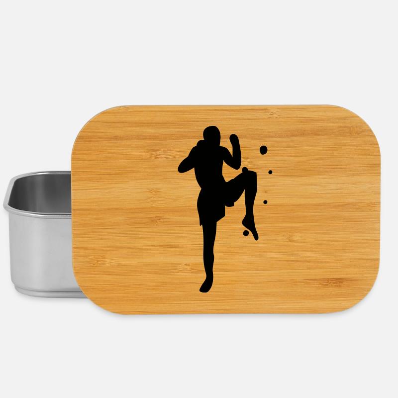 Kickboxen - Lunch Box - Silber