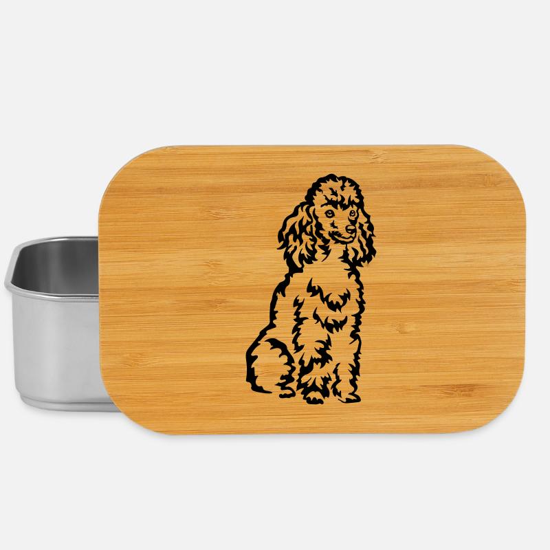 Pudel - Lunch Box - Silber