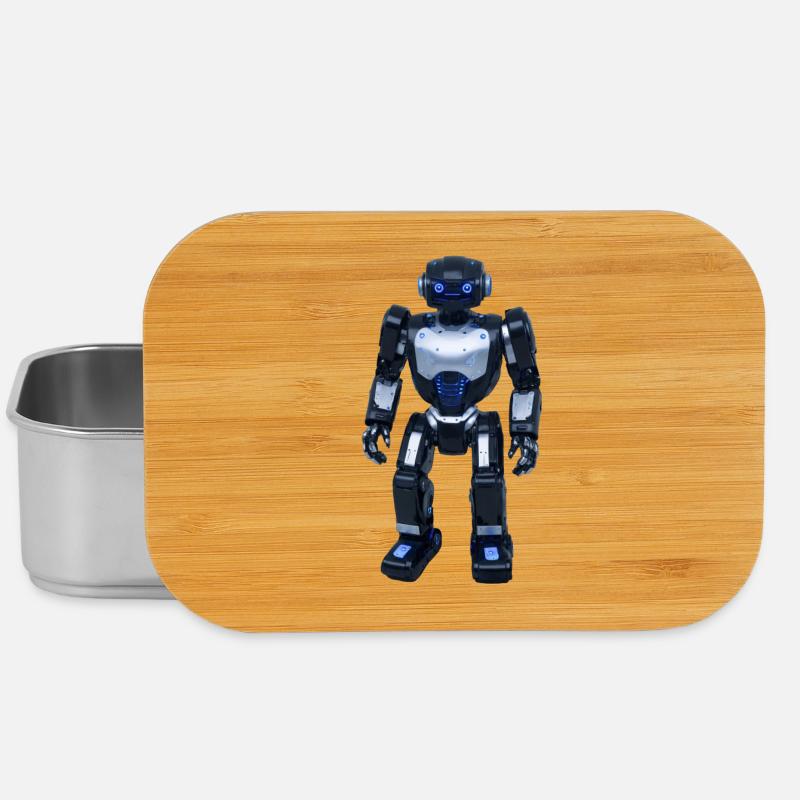 Robot - Lunch Box - silver