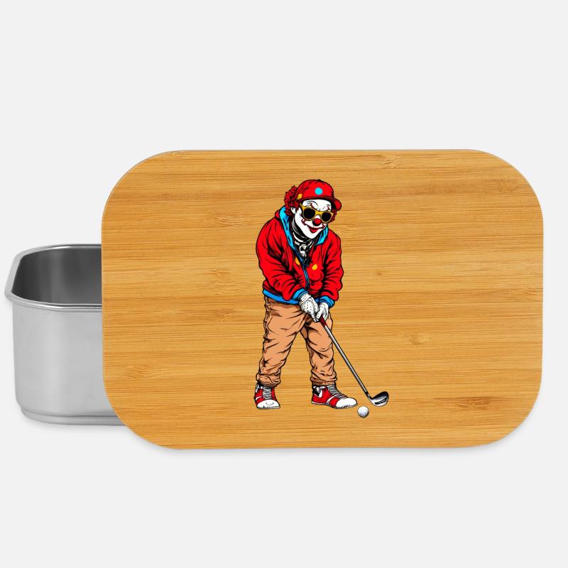 Golf Clowns - Lunch Box - silver