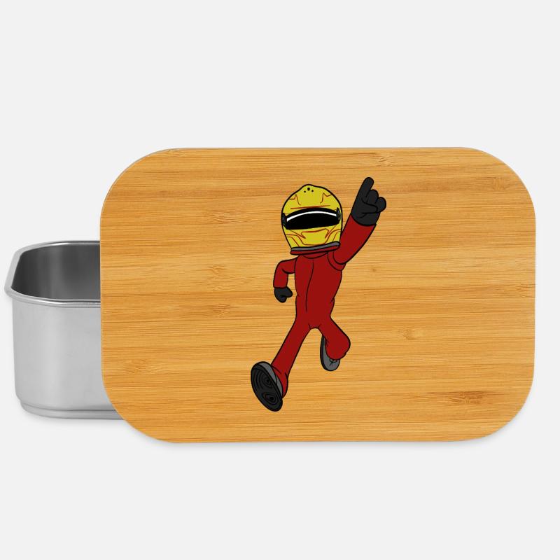 Rennfahrer  - Lunch Box - Silber