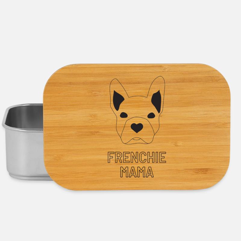 frenchie maman - Boîte à goûter - argent