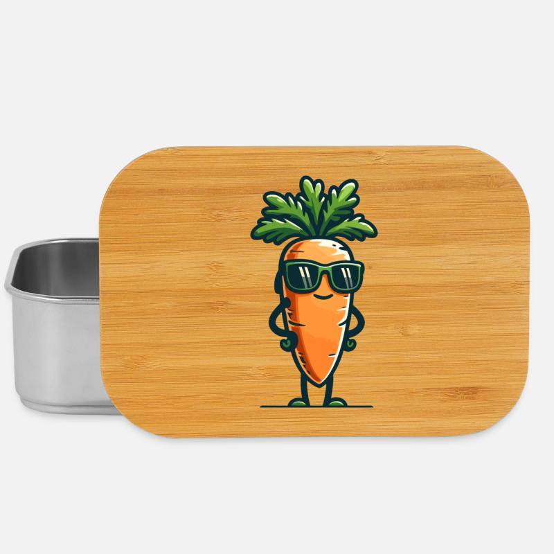 Carrot Couture: Das Trendsetter-Veggie - Lunch Box - Silber