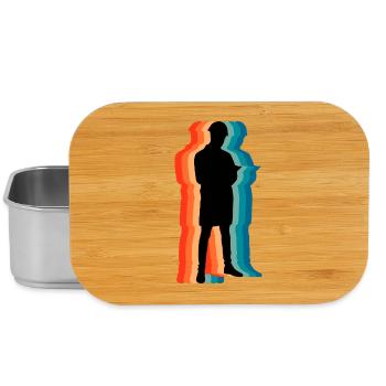 Civil Engineer Retro Silhouette Professional Art - Lunch Box - silver - Front