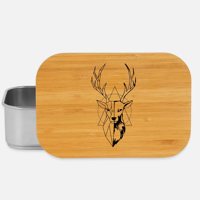Hirsch - Lunch Box - Silber