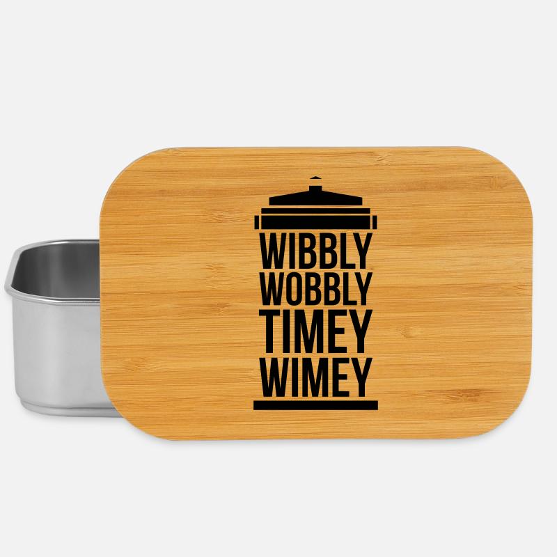 wibbly wobbly timey wimey - Boîte à goûter - argent
